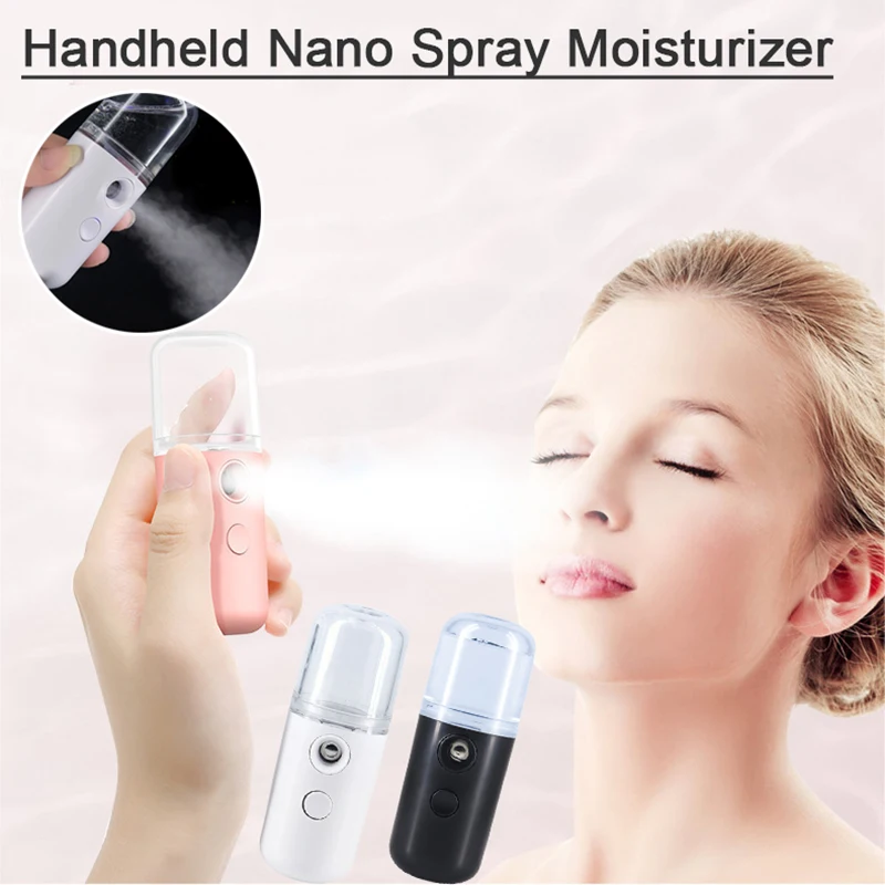 Mini Nano Spray Face Steamer Moisturizing Facial Sprayer Beauty Instrument USB Humidifier Nebulizer Beauty Skin Care Tools