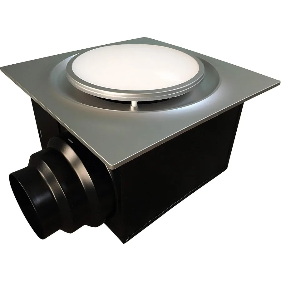 

ABF110 L6 SN ABF110L6 Потолочное крепление 110 куб. футов в минуту со светодиодной подсветкой/ночником, сертификация энергетической звезды, атласный никель, тихая вентиляция для ванной комнаты