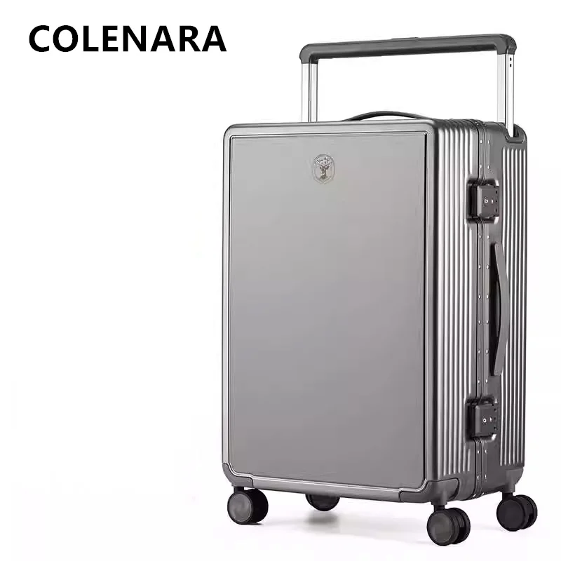 

Дорожная сумка для багажа COLENARA, 20-дюймовая посадочная коробка, мужской чемодан на колесиках из АБС-пластика + ПК, 22 "24" 26", женский чемодан на колесиках