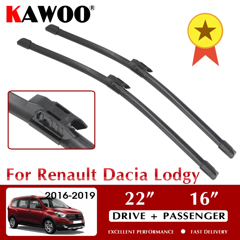 

Car Wiper Front Car Wiper Blade Blades for Renault Dacia Lodgy 2016 2017 2018 2019 Windshield Windscreen Window 24"+18" LHD RHD