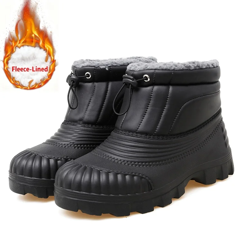 2025 Мужские зимние уличные теплые зимние ботинки, подходящие для зимних активного отдыха, альпинизма и повседневного кемпинга.