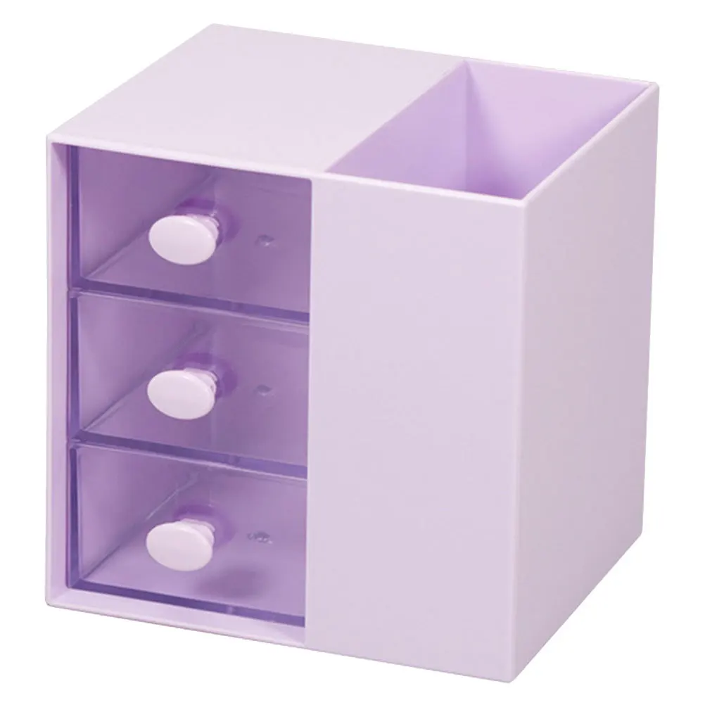 Large Capacity Desk Storage Organizer Modern Multi-Function Desktop Container Office Stationery Box for Pens Markers Scissors