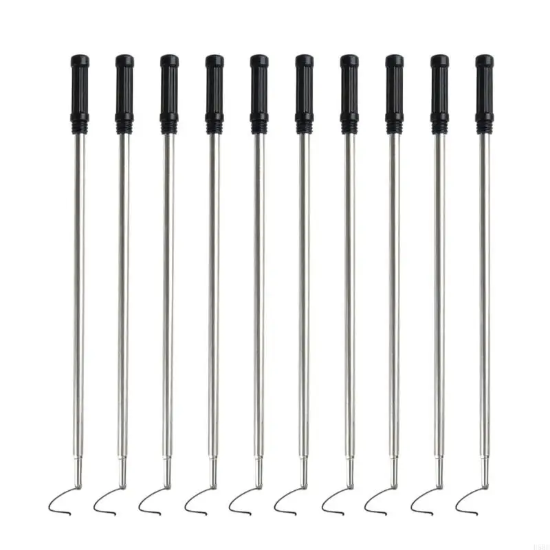 D5BE 10Pcs 1mm Refills Ball Points Pen Refills Metal Ballpoint Pens Refills for Pens