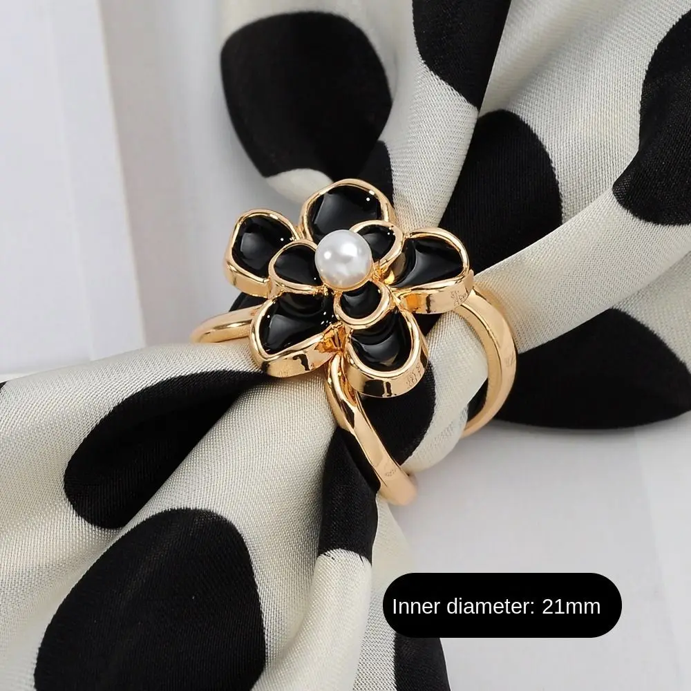 Crystal Scarf Buckle Fashion DIY Knotting Artifact Brooches Alloy Multifunctional Shawl Ring Clip Jewelry Accessories