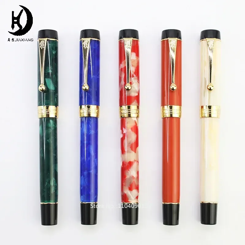 Jinhao Tofu 100 Century Acrylic EF Pointed New Pen Business Office Calligraphy Practice Signature Pen