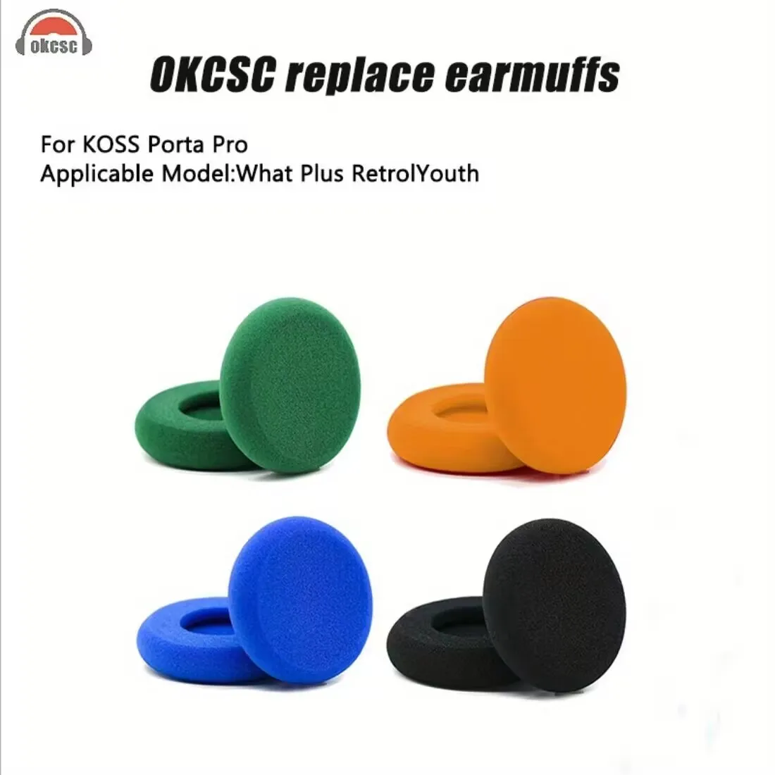 

Extra Thick Earpads for Koss Porta Pro PP KSC35 KSC75 KSC55 Sporta Pro SP Replacement Ear Pads Cushions Cover Upgrade Soft Foam