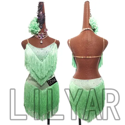 8 best sales लैटिन नृत्य पोशाक प्रतियोगिता - №7