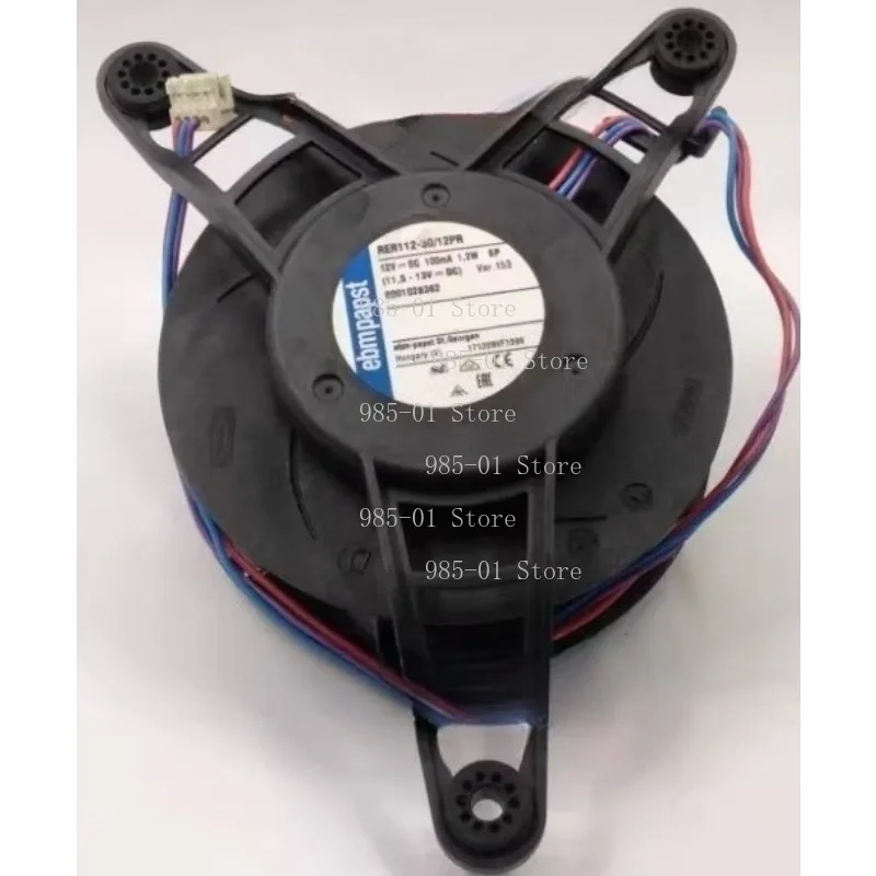 RER112-30/12PR Centrifugal Turbine Refrigeration Fan 12V 100MA 1.2W High Efficiency Silent Cooling Blower Fan