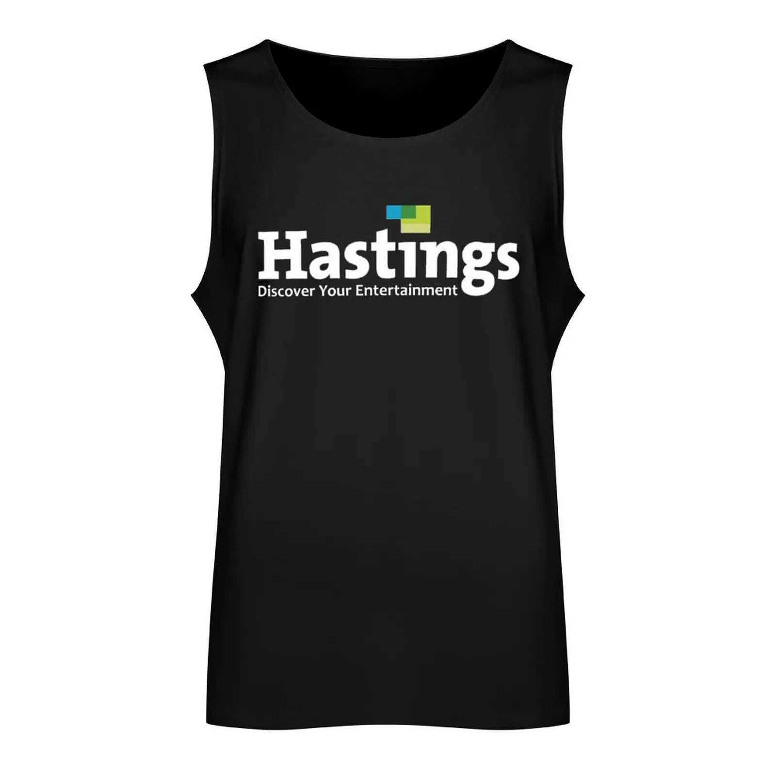 Hastings Entertainment - White Tank Top gym Men's t-shirts gym men gym accessories men Men's sleeveless t-shirt