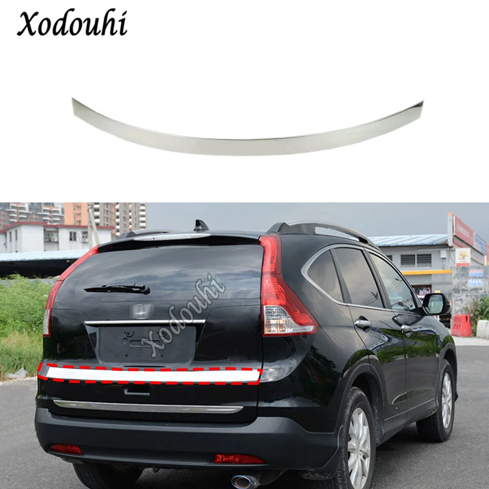 For Honda CRV CR-V 2012 2013 2014 2015 2016 Body Styling Cover Stainless Steel Rear Door Tailgate Frame Plate Trim Lamp Trunk