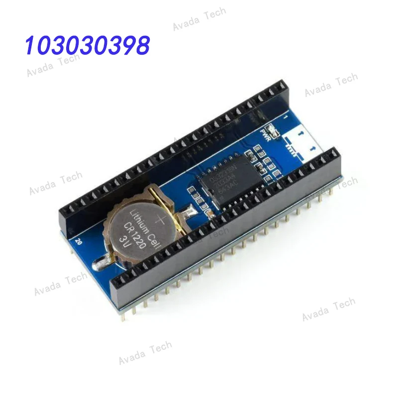 

Avada Tech 103030398 Clock and Timer Development Tool Precision RTC Module for Raspberry Pi Pico