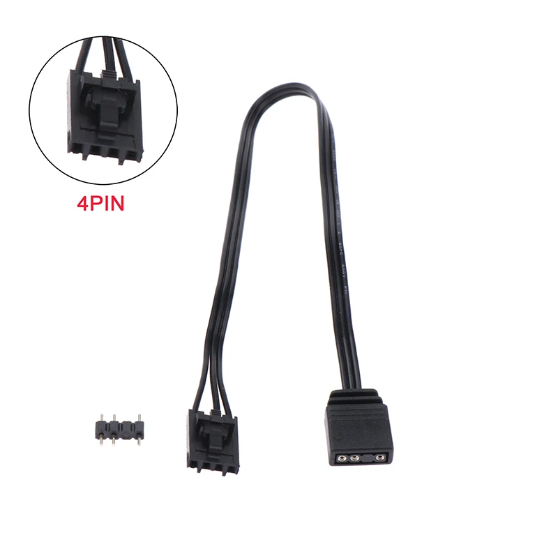 Adapter Cable For RGB To Standard ARGB 4Pin 3Pin Adapter Connector Pirate Ship Controller Adapter Line QL LL120 ICUE