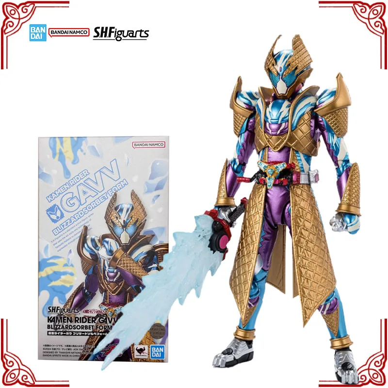

В наличии: Оригинальный сборный набор Bandai Kamen Rider SHF Gavv Blizzardsorbet Form, коллекционная фигурка аниме-персонажа, готовая модель-игрушка