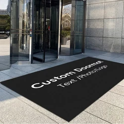 Custom Doormat Customized Commercial Office Building Entrance Corporate LOGO Non-slip Floor Mats for Shop Restaurant Hotel Bar