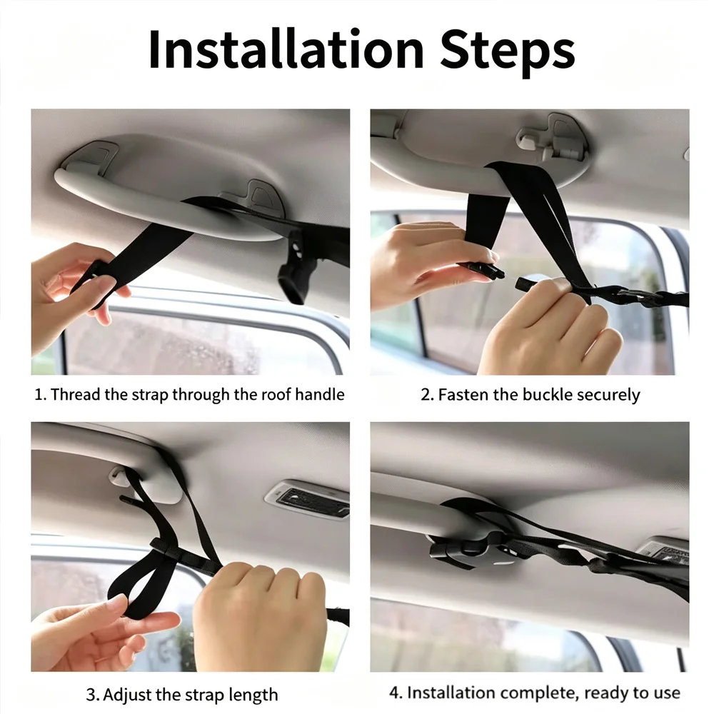 Car Ceiling Cargo Net Pocket for SUV, Truck, and Road Trips description 5
