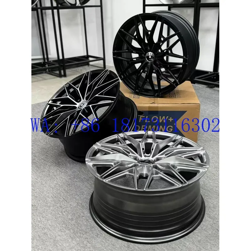 Hot Chrome 19-inch rotary lightweight multi-spoke branch modified wheels suitable for MG Civic, Accord, and view 3