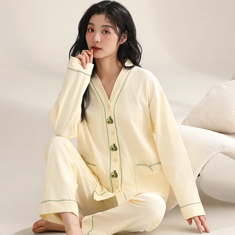

2025 Winter Thermal Loungewear Set Women Thin Warm Long Sleeve Outfit Home & Cafe Wear Lightweight Anti-Static Brushed Fleece