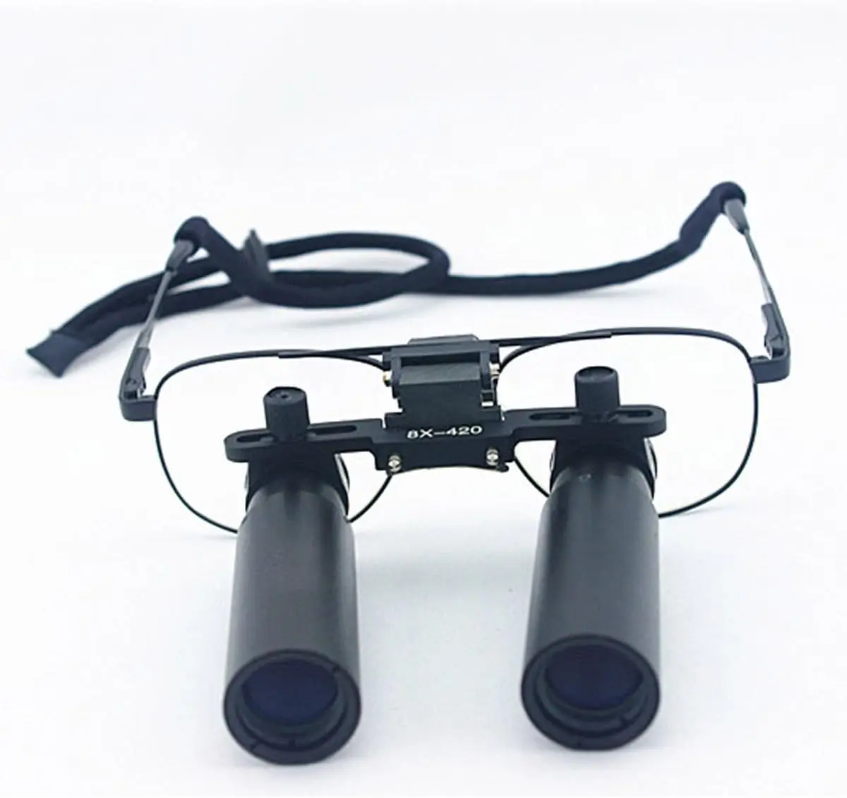 8.0X 420mm Manual Power Binocular Loupes Magnifier with Metal Frame