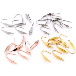 20*10mm 20 pcs/Lot 316 En Acier Inoxydable Or Rose Or de Haute Qualité Boucle D'oreille Crochets Fil Paramètres Réglages Base toute Vente