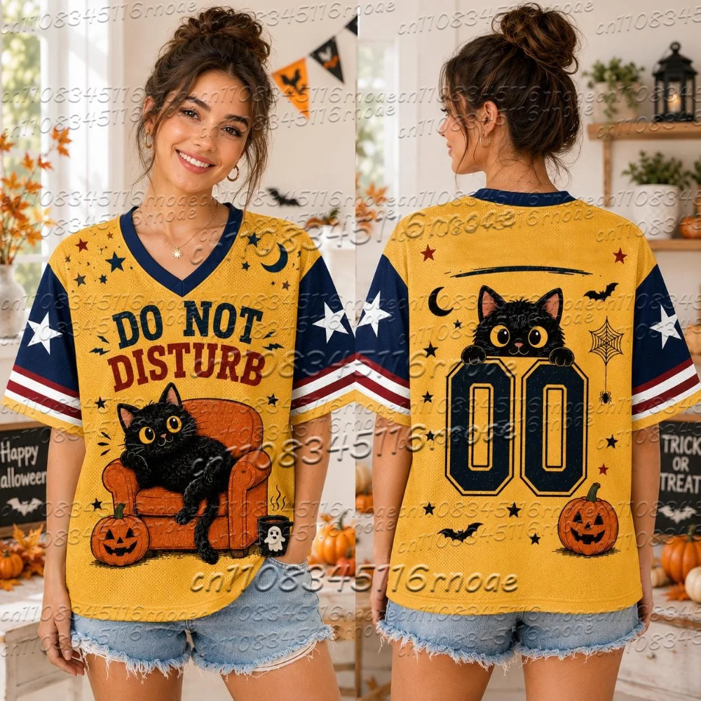Gothic Halloween Family Photo Series Evil Ghost Pumpkin Children Adult Couple Short Sleeve Holiday Party Gift Y2K Kids Top
