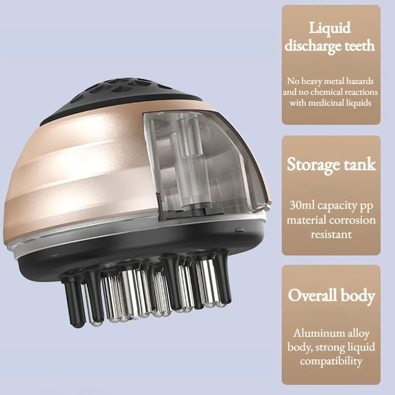 

Small Hair Oil Applicator Portable Scalp Massagers Anti Hair Loss Liquid Comb Scalps Care Essential Oil Liquid Guiding Massager