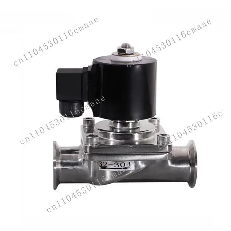 3/4 Inch 220V AC Sanitary Stainless Steel Food Grade Tri Clamp Solenoid Valve