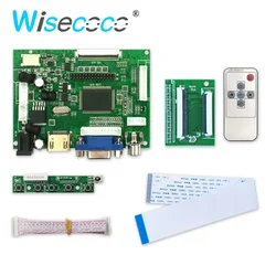 LCD TTL LVDS Controller Board VGA 2AV 60PIN for A070VW04 V0 Eee-pc 701 Driver Board