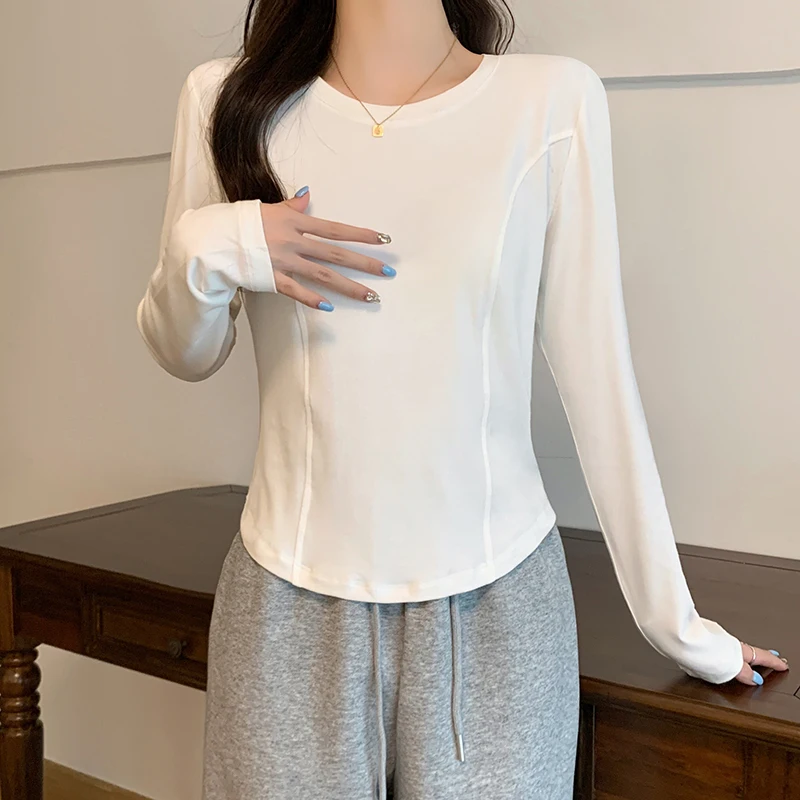 Spring/Summer 2025 New Women's Clothing Round-neck Regularly Wearable Fashion Stripes Irregular Sleeveless T-Shirt