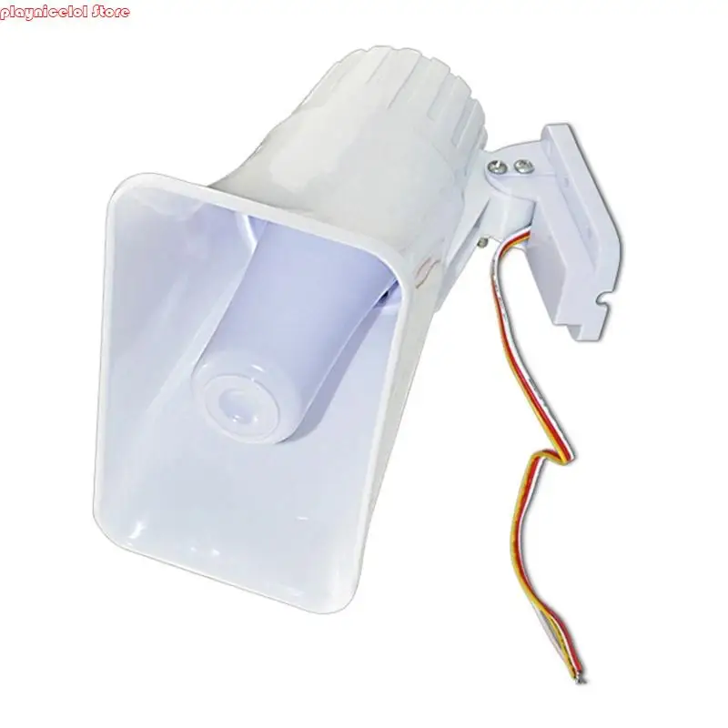 12V Wire Double Tone Security Horn 150dB Loud Alarm System Resistant Wire Alarm Plastic for Home & Business