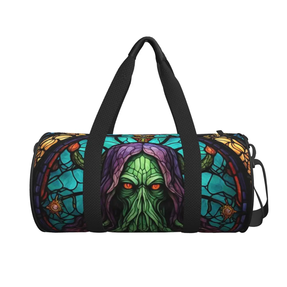 

Cthulhu Stained Glass Tentacles Large Duffle Gym Bag Waterproof Duffle Travel Bags Handbags Fitness bag