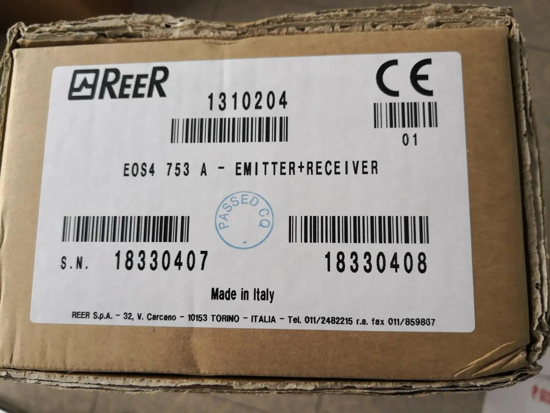 

New original EOS4 753 A Reer security light curtain