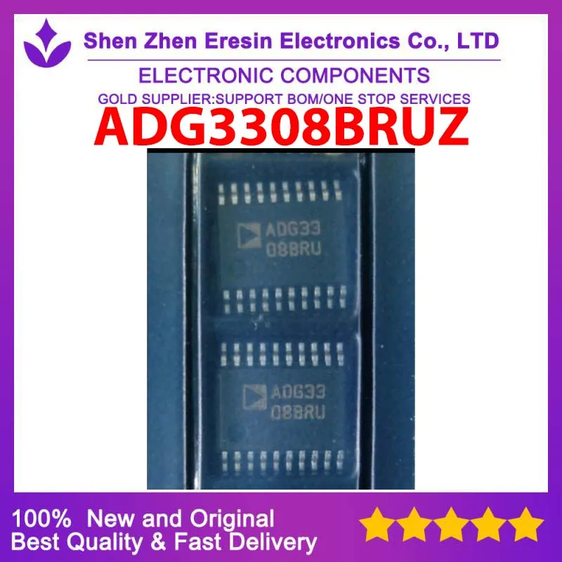 Free shipping  1PCS/LOT  ADG3308BRUZ   TSSOP20    New and original