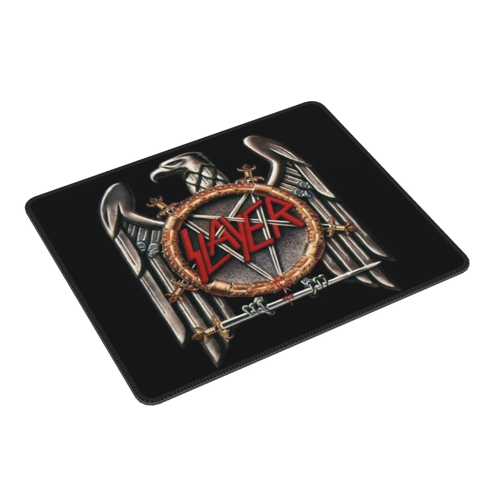 Slayer Heavy Metal Rock Band Mouse Pad Computer Keyboard Mouse Mat Gaming PC Laptop Desk Mat Office Accessories Table Mats