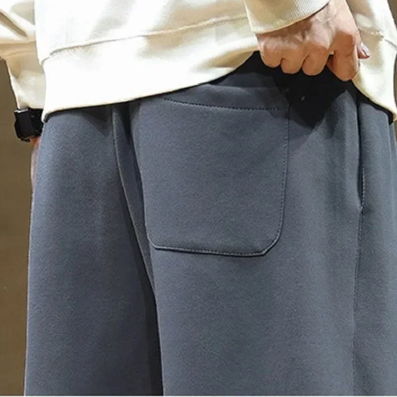 190 سنتيمتر مخزن بيع Sweatpant الرجال نحيل قليلا سليم طويل القامة اضافية طويلة طول الرياضة عداء ببطء الذكور زيادة الارتفاع الشكل أحجام بانت 4XL