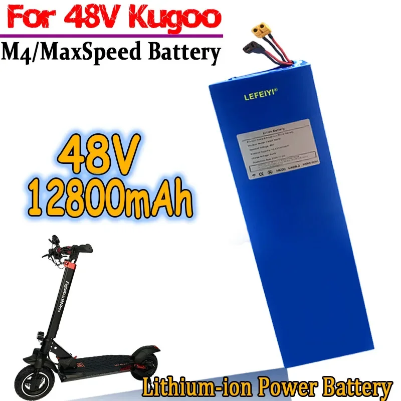 48V 13S4P 18650 For Kugoo M4/M4Pro/MaxSpeed 12800mAh battery pack electric scooter BMS board battery pack