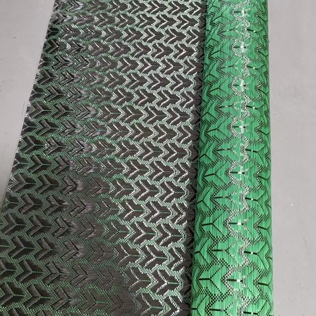 3K 240g Kohlefaser und Green Cola Li Gemischtes Gewebtes Gewebe Vakuum-Führungstasche Carbon DIY Gladiator Kohlefaser-Jacquard-Gewebe – Detail 5