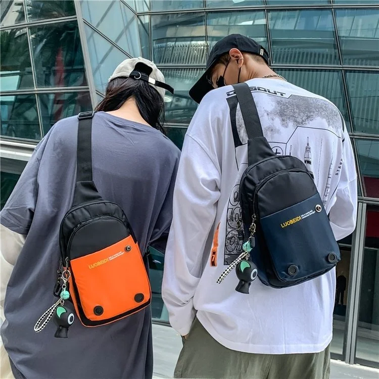 New Fashionable Waterproof Men's Casual Sports Crossbody Bag Lightweight Single Shoulder Sling Bag for Students And Travel