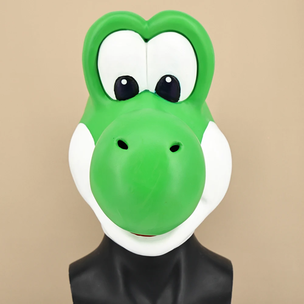 コスプレ-マリオブラザーズ-ヨッシー-タマゴンマスク-ハロウィン-恐竜マスク-コスプレ小道具-大人用コスチュームアクセサリー
