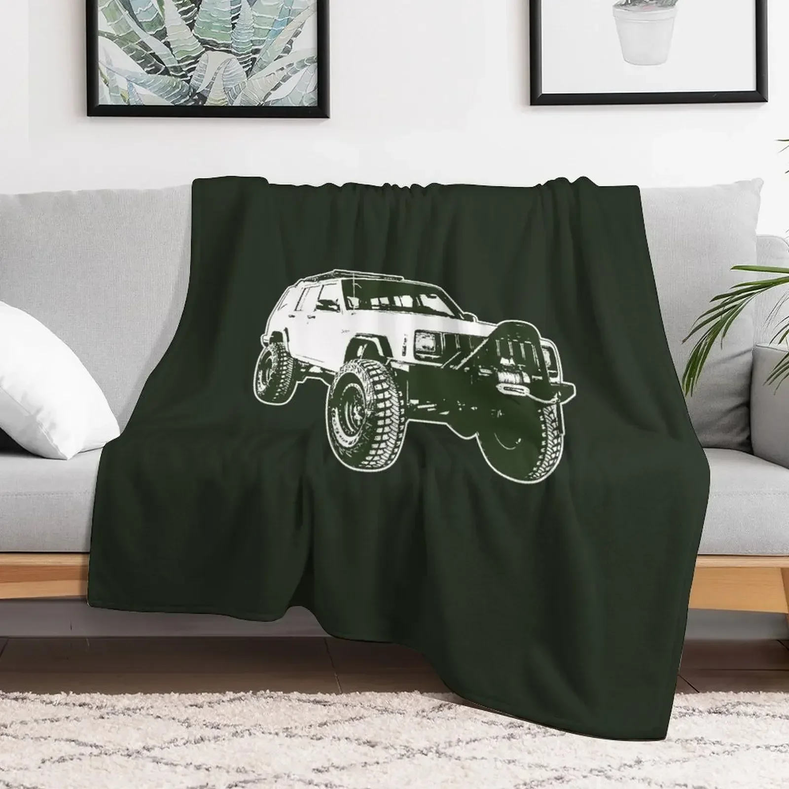 Adventure Lifted XJ Sketch Throw Blanket Blankets For Sofas Single Blankets