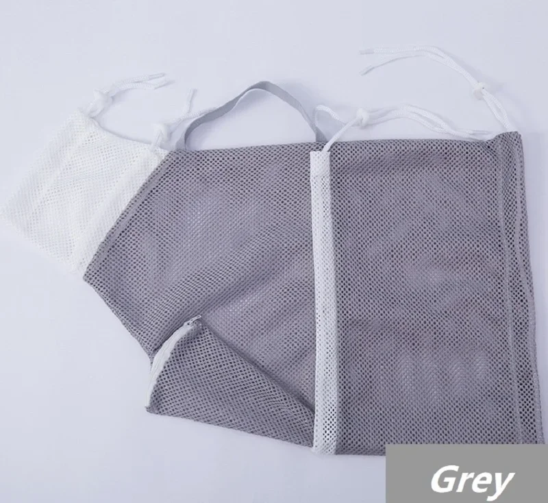Kattenverzorgingsdouchezak van mesh-polyester, verstelbare kattenbevestigingszak om krabben te voorkomen tijdens het baden en het knippen van de nagels.