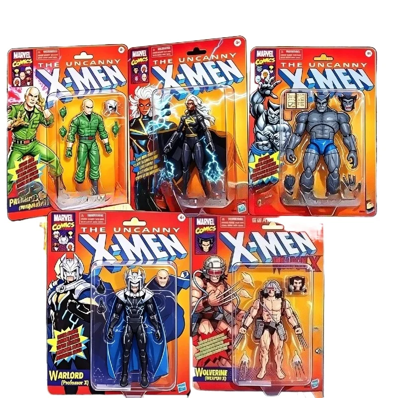 【in-stock-】hasbro-marvel-legends-x-men-carded-figures-professor-x-storm-warlord-collectible-toys