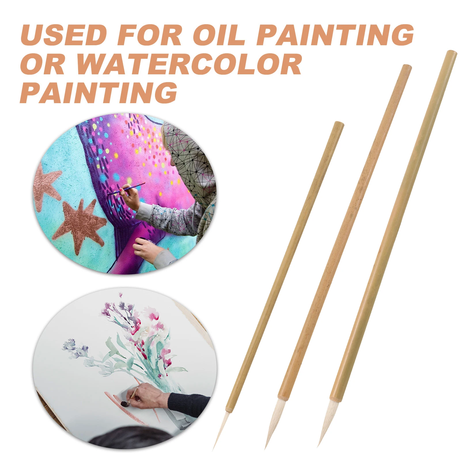 

3Pcs Fine Detail Paint Brushes Pottery Detail Paint Brush For Beginners And Artists Ceramics Drawing Tools