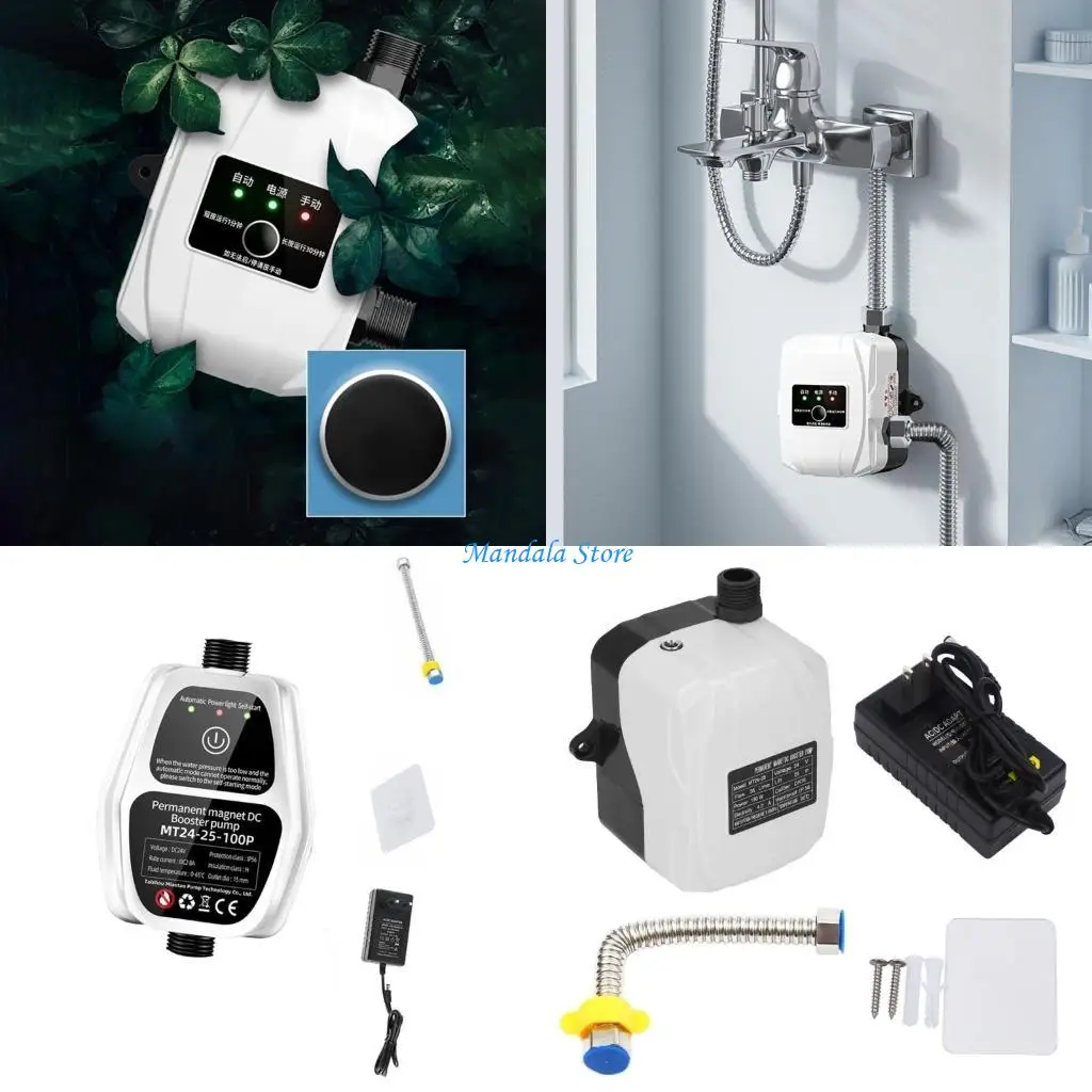 

U2JC Усовершенствованный повысительный насос 24 В с полной автоматизацией. Тихий повысительный насос для душа на солнечной в для