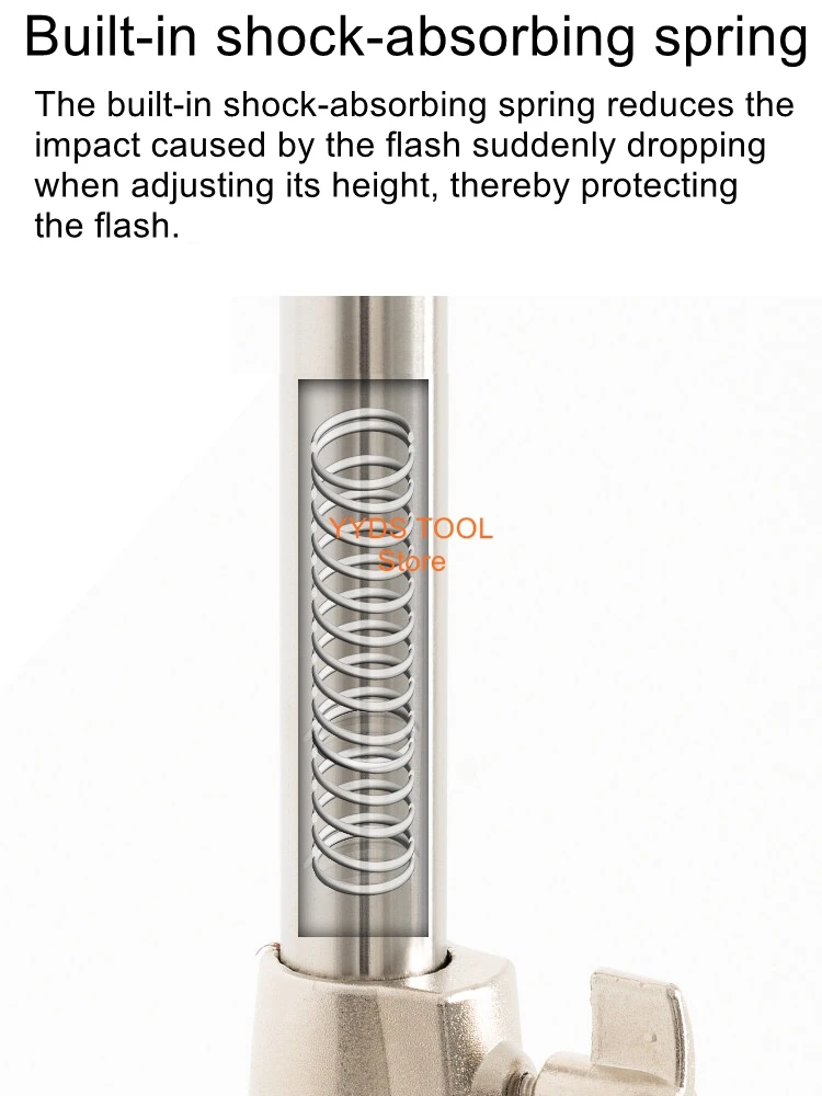 

4-метровая фотостойка из нержавеющей стали, студийный световой стенд, портативная, складная, телескопическая, прочная, усиленная, для тяжелых нагрузок