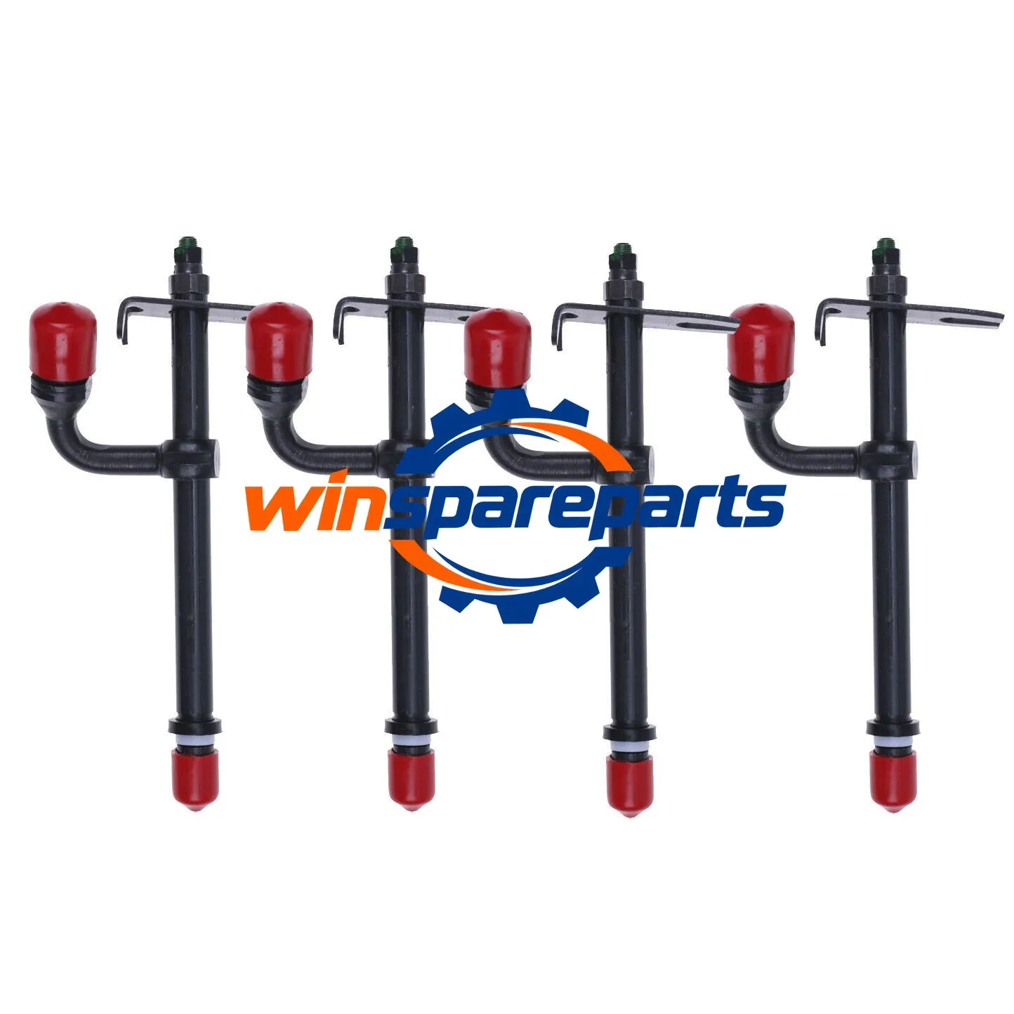 4X Fuel Injector AR89564 AR49877 For John Deere 290D 300 400 401C 1520 2020 4030