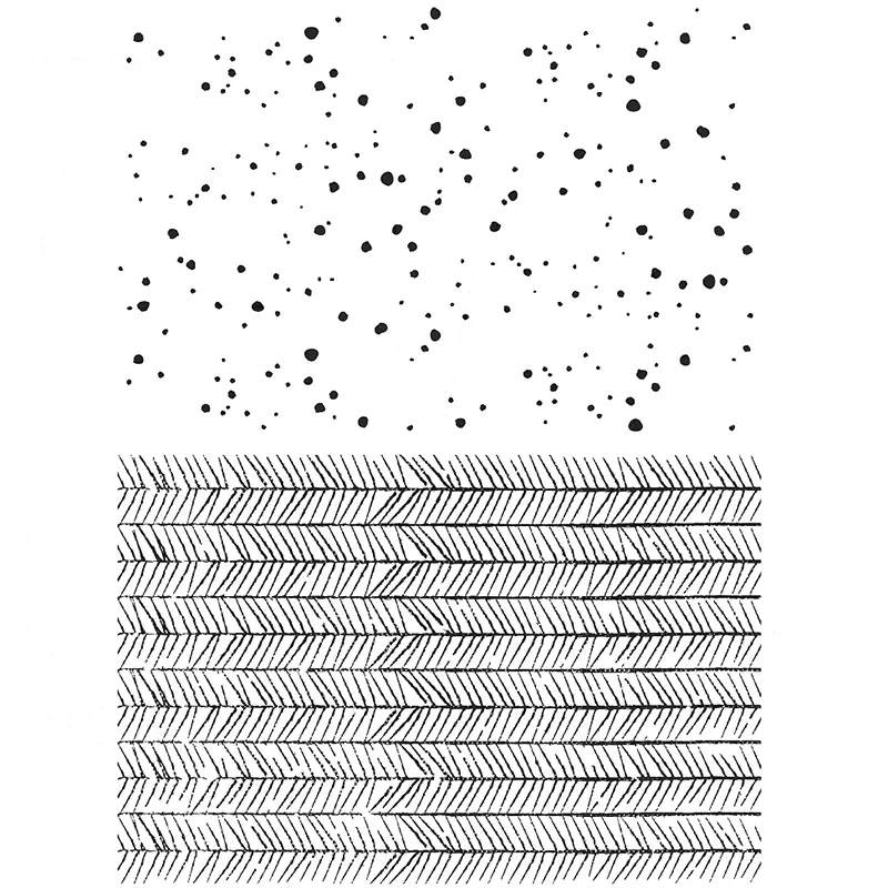 2024 New Retro Stripe Background Dots Pattern Clear Stamps For DIY Making Greeting Card Album Scrapbooking No Metal Cutting Dies