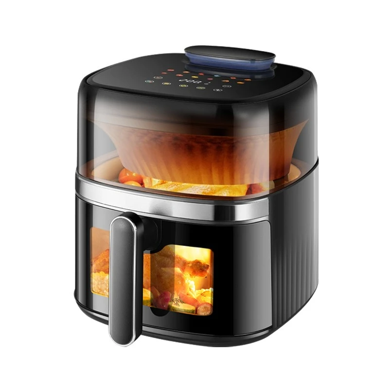 

Air fryer, visual, household, no turning over, large capacity, intelligent, fully automatic