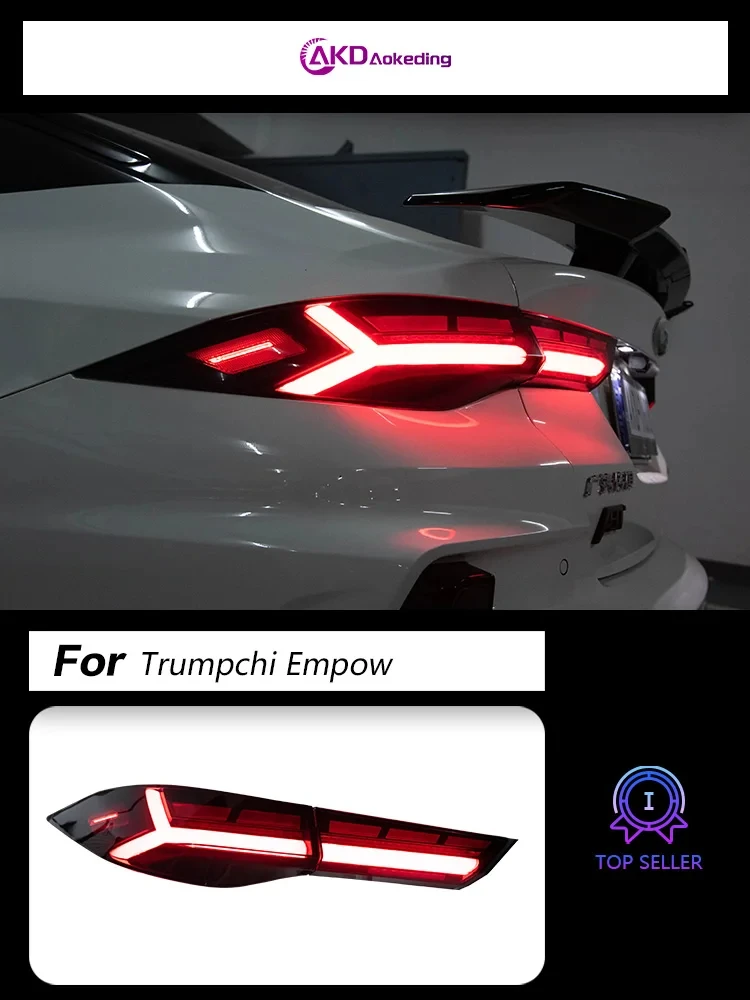 For GAC Trumpchi Shadow Leopard tail light assembly Shadow Leopard R modified Lamborghini water steering LED brake