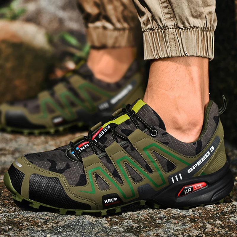 Uomo escursionismo Trekking scarpe da passeggio scarpe da ginnastica causali Plus Size Outdoor traspirante durevole confortevole Tennis per uomo di alta qualità