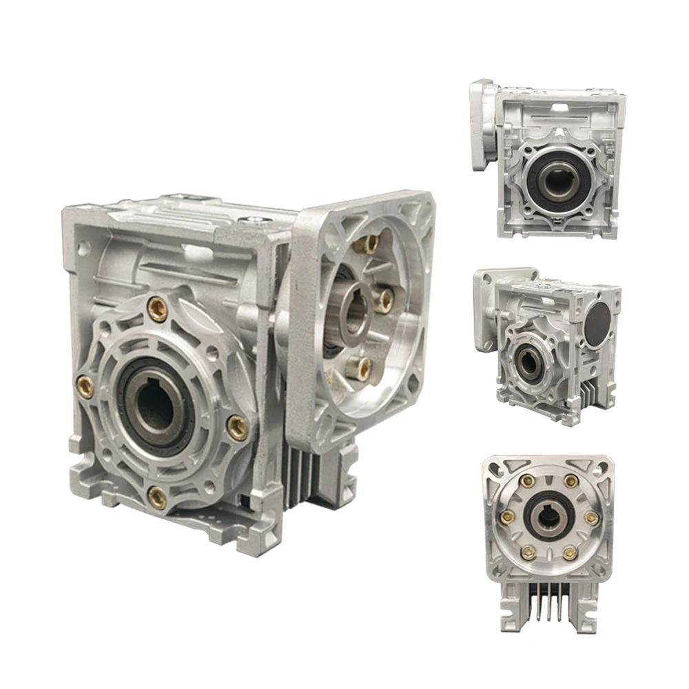 Nema34 Worm Gearbox NMRV040 Speed Reducer Ratio 5:1/10:1/15:1/20:1/50 to 1-100:1 14mm Input 18mm Shaft for 86mm Stepper Motor